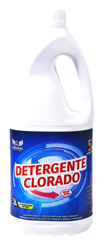 DETERGENTE ALCALINO CLORADO  2L GUIMARAES